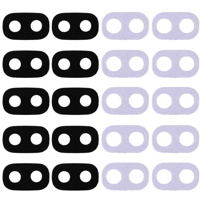 For Galaxy J3 (2017) / J330 & J5 (2017) / J530 & J7 (2017) / J730 10pcs Back Camera Lens with Adhesive