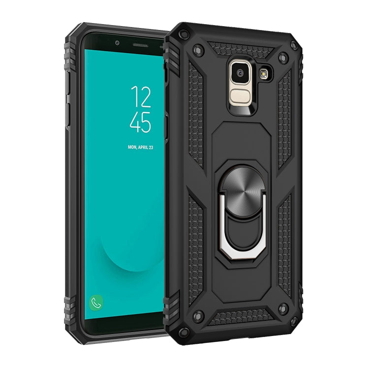 Armor Shockproof TPU + PC Protective Case for Galaxy J6 (2018), with 360 Degree Rotation Holder, For Galaxy J6 (2018)