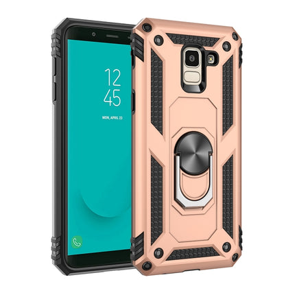 Armor Stoßfeste TPU + PC Schutzhülle für Galaxy J6 (2018), mit 360 Grad drehbarem Halter, für Galaxy J6 (2018)