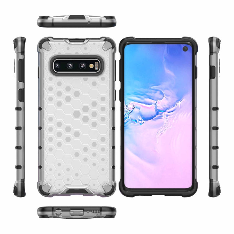 Stoßfestes PC + TPU-Gehäuse mit Wabenstruktur für Galaxy S10, Für Galaxy S10