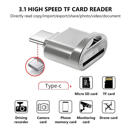 USB-C / Type-C to Micro SD Card (TF Card) Reader Adapter