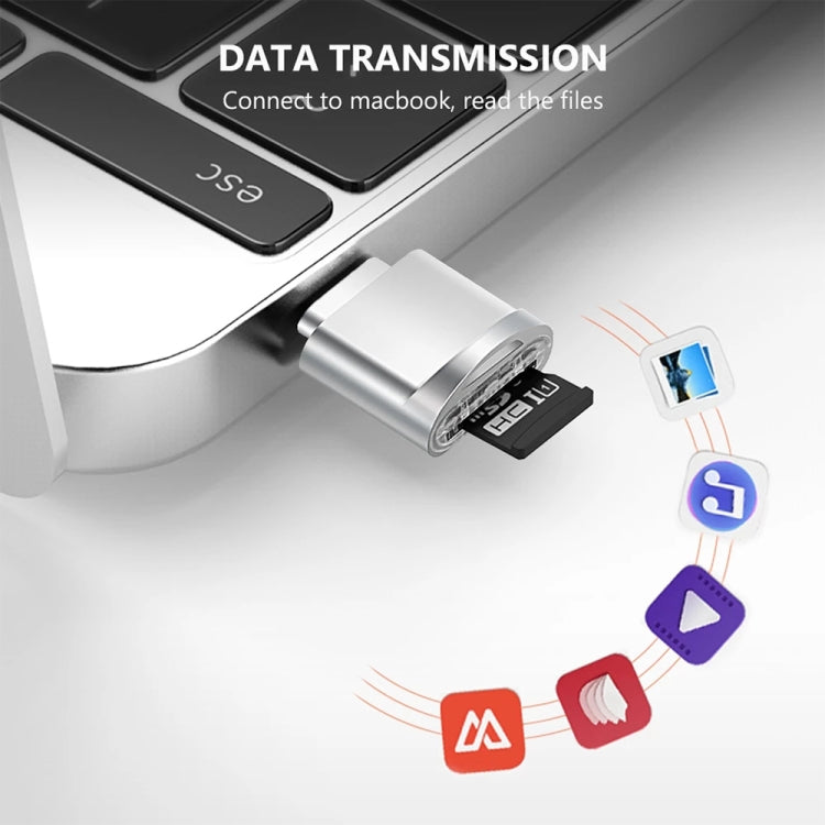 USB-C / Type-C to Micro SD Card (TF Card) Reader Adapter