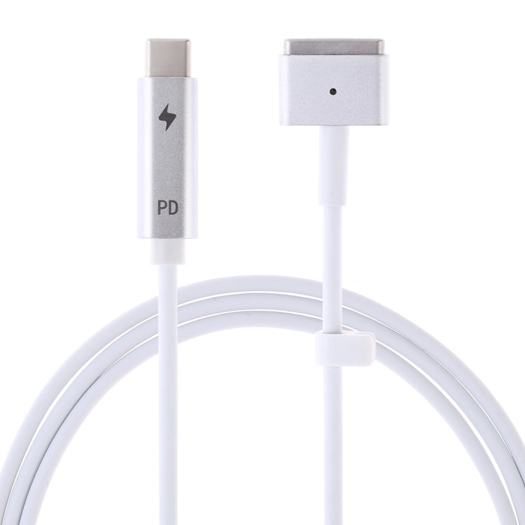 85W 5 Pin MagSafe 2 (T-Shaped) to USB-C / Type-C PD Charging Cable, 85W MagSafe 2