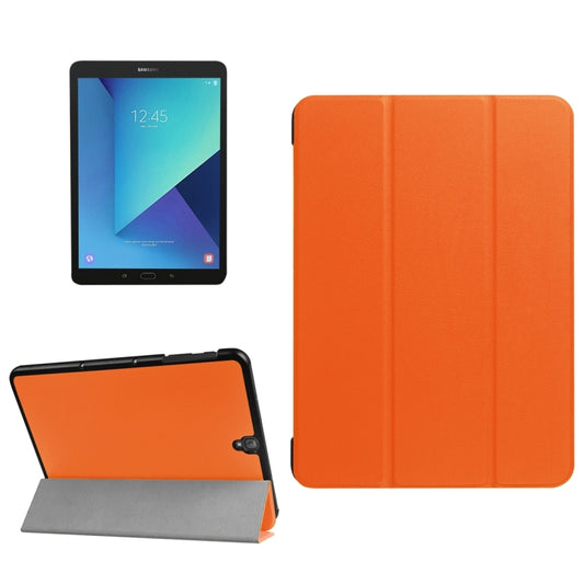 Für Galaxy Tab S3 9,7 Zoll T820/T825 Custer Texture Horizontal Flip Ledertasche mit 3-fach klappbarem Halter, für Galaxy Tab S3 9.7, Galaxy Tab S3 9.7