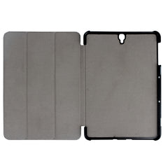 For Galaxy Tab S3 9.7 inch T820 / T825 Custer Texture Horizontal Flip Leather Case with 3-folding Holder, For Galaxy Tab S3 9.7, Galaxy Tab S3 9.7