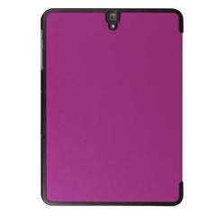 Funda de cuero con tapa horizontal y textura Custer con soporte plegable de 3 pliegues para Galaxy Tab S3 9.7 T820/T825, para Galaxy Tab S3 9.7, Galaxy Tab S3 9.7