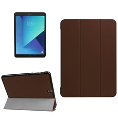 For Galaxy Tab S3 9.7 inch T820 / T825 Custer Texture Horizontal Flip Leather Case with 3-folding Holder, For Galaxy Tab S3 9.7, Galaxy Tab S3 9.7