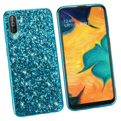 Glittery Powder Shockproof TPU Case for Galaxy A50, Galaxy A50