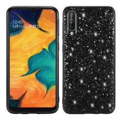 Glittery Powder Shockproof TPU Case for Galaxy A50, Galaxy A50