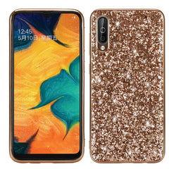 Glittery Powder Shockproof TPU Case for Galaxy A50, Galaxy A50