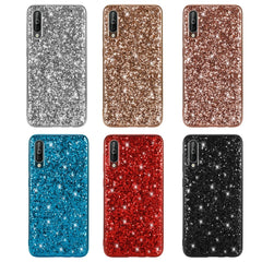 Glittery Powder Shockproof TPU Case for Galaxy A50, Galaxy A50