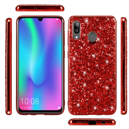 Funda de TPU a prueba de golpes con polvo brillante para Galaxy A30, para Galaxy A30