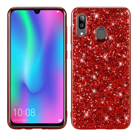 Funda de TPU a prueba de golpes con polvo brillante para Galaxy A30, para Galaxy A30