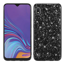 Glittery Powder Shockproof TPU Case for Galaxy A10, For Galaxy A10