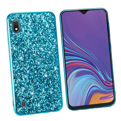 Glittery Powder Shockproof TPU Case for Galaxy A10, For Galaxy A10