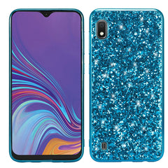 Glittery Powder Shockproof TPU Case for Galaxy A10, For Galaxy A10