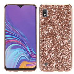 Glittery Powder Shockproof TPU Case for Galaxy A10, For Galaxy A10