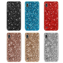 Glittery Powder Shockproof TPU Case for Galaxy A10, For Galaxy A10