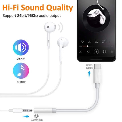 USB-C / Type-C Male to 3.5mm Female Audio Adapter Cable