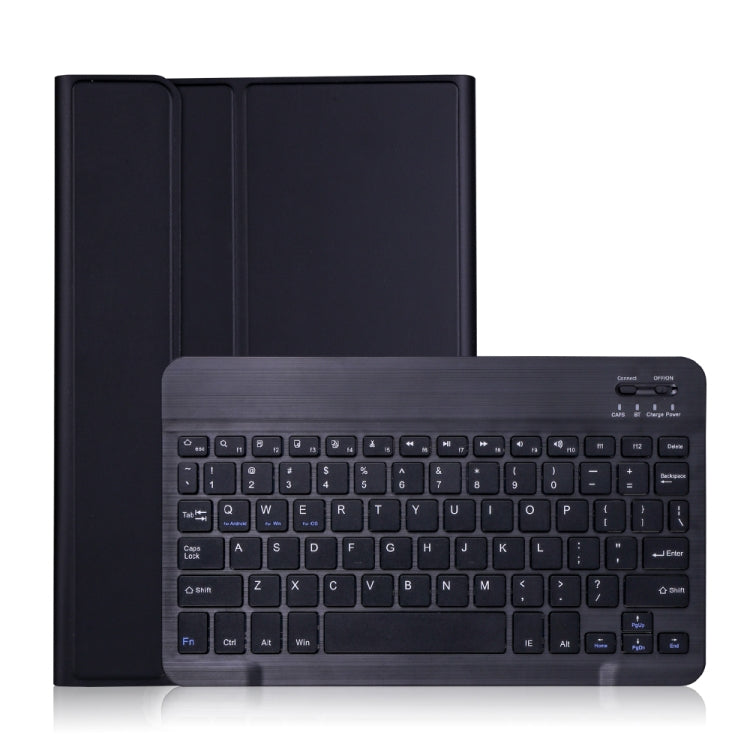 A860 For Samsung Galaxy Tab S6 10.5 inch T860 / T865 Detachable Bluetooth Keyboard Tablet Case with Pen Holder Elastic Strap