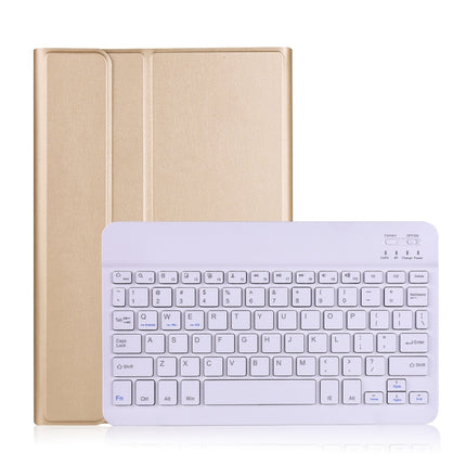 A860 For Samsung Galaxy Tab S6 10.5 inch T860 / T865 Detachable Bluetooth Keyboard Tablet Case with Pen Holder Elastic Strap, Black, Gold, Rose Gold