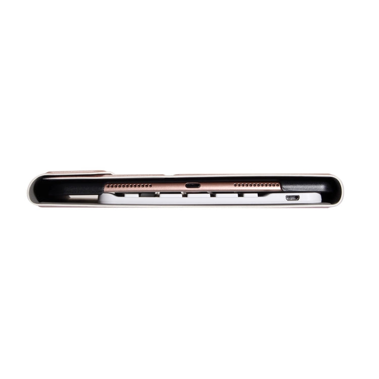 A860 For Samsung Galaxy Tab S6 10.5 inch T860 / T865 Detachable Bluetooth Keyboard Tablet Case with Pen Holder Elastic Strap