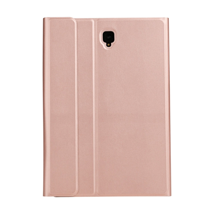 ST830S Bluetooth 3.0 Fine Wool Texture PU Leather ABS Detachable Seven-color Backlight Bluetooth Keyboard Leather Tablet Case for Samsung Galaxy Tab S4 10.5 inch T830 / T835, with Pen Slot & Holder