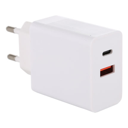 24W PD + QC3.0 Fast Charger Power Adapter Plug Adapter EU Plug, 24W EU Plug