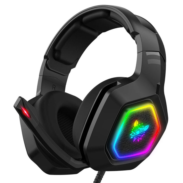 ONIKUMA K10 3.5mm Computer Games Wired Headset with RGB LED Light