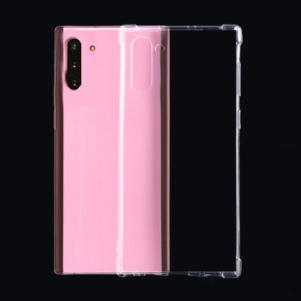 For Galaxy Note10 Four-Corner Shockproof Ultra-Thin Transparent TPU Case, For Galaxy Note10
