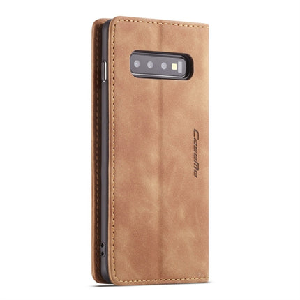 CaseMe-013 Multifunctional Retro Frosted Horizontal Flip Leather Case for Galaxy S10, with Card Slot & Holder & Wallet, For Galaxy S10
