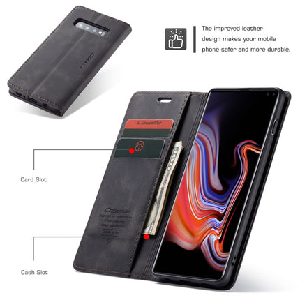 CaseMe-013 Multifunktionale Retro Frosted Horizontal Flip Ledertasche für Galaxy S10 Plus, mit Kartensteckplatz &amp; Halter &amp; Geldbörse, für Galaxy S10 Plus