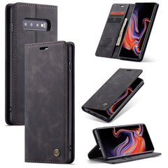 CaseMe-013 Multifunctional Retro Frosted Horizontal Flip Leather Case for Galaxy S10 Plus, with Card Slot & Holder & Wallet, For Galaxy S10 Plus