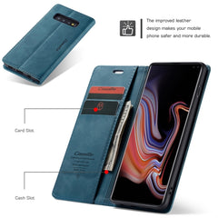 CaseMe-013 Multifunctional Retro Frosted Horizontal Flip Leather Case for Galaxy S10 Plus, with Card Slot & Holder & Wallet, For Galaxy S10 Plus