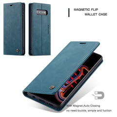 CaseMe-013 Multifunctional Retro Frosted Horizontal Flip Leather Case for Galaxy S10 Plus, with Card Slot & Holder & Wallet, For Galaxy S10 Plus