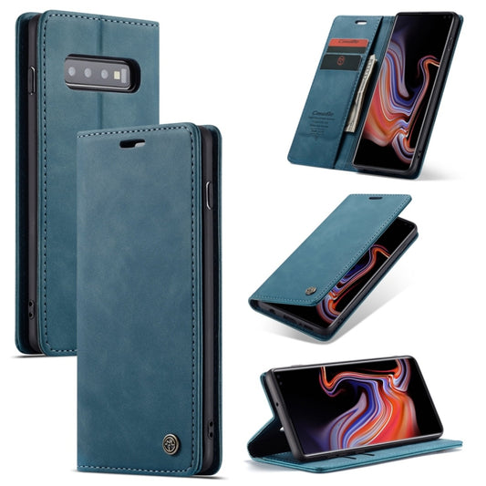 CaseMe-013 Multifunctional Retro Frosted Horizontal Flip Leather Case for Galaxy S10 Plus, with Card Slot & Holder & Wallet, For Galaxy S10 Plus