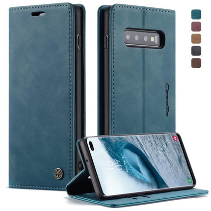 CaseMe-013 Multifunktionale Retro Frosted Horizontal Flip Ledertasche für Galaxy S10 Plus, mit Kartensteckplatz &amp; Halter &amp; Geldbörse, für Galaxy S10 Plus