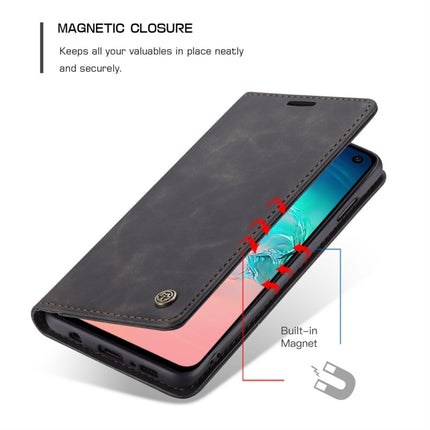 CaseMe-013 Multifunktionale Retro Frosted Horizontal Flip Ledertasche für Galaxy S10 E, mit Kartensteckplatz &amp; Halter &amp; Geldbörse, für Galaxy S10 E