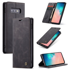 CaseMe-013 Multifunctional Retro Frosted Horizontal Flip Leather Case for Galaxy S10 E, with Card Slot & Holder & Wallet, For Galaxy S10 E