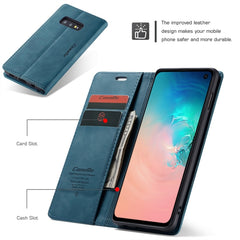 CaseMe-013 Multifunctional Retro Frosted Horizontal Flip Leather Case for Galaxy S10 E, with Card Slot & Holder & Wallet, For Galaxy S10 E