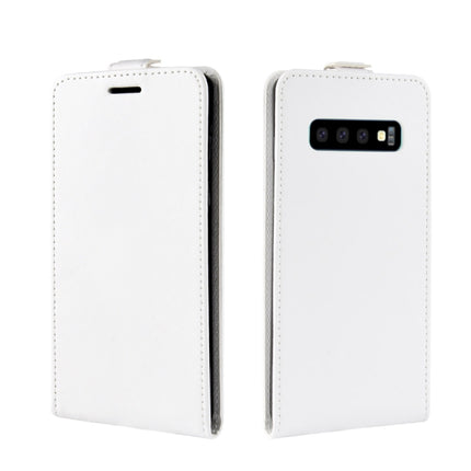 Vertikale Flip-Hülle aus TPU-Leder im Business-Stil für Galaxy S10, mit Kartensteckplatz, für Galaxy S10, für Samsung Galaxy S10