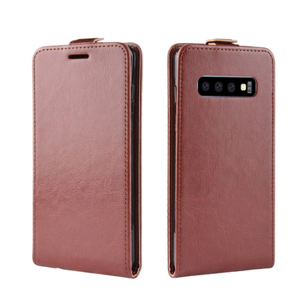 Vertikale Flip-Hülle aus TPU-Leder im Business-Stil für Galaxy S10, mit Kartensteckplatz, für Galaxy S10, für Samsung Galaxy S10