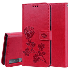 Rose Embossed Horizontal Flip PU Leather Case for Samsung Galaxy A7 (2018) , with Holder & Card Slots & Wallet, For Samsung Galaxy A7 (2018)