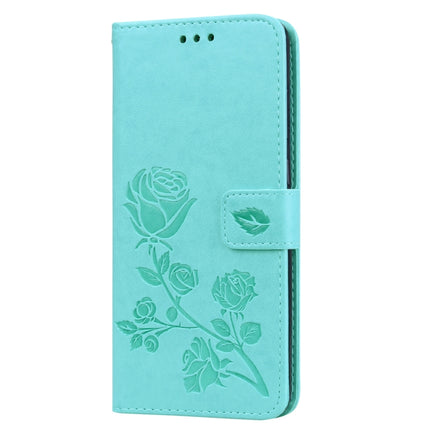 Horizontale Klapphülle aus PU-Leder mit Rosenprägung für Samsung Galaxy A9 (2018), mit Halter, Kartenfächern und Geldbörse, für Samsung Galaxy A9 (2018)