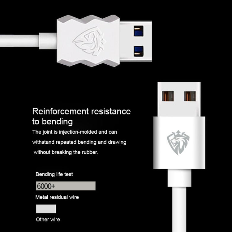 Lenyes LC701 1.5m 2.4A Output USB to Micro USB PVC Data Sync Fast Charging Cable