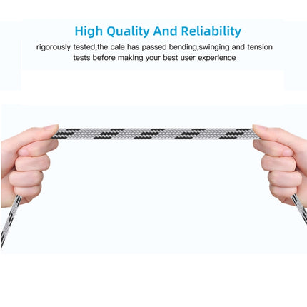 USB 3.0 Female to Micro USB + USB-C / Type-C Male Charging + Transmission OTG Nylon Braided Adapter Cable, Cable Length: 17cm