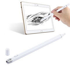 Long Universal Rechargeable Capacitive Touch Screen Stylus Pen with 2.3mm Superfine Metal Nib for iPhone, iPad, Samsung, and Other Capacitive Touch Screen Smartphones or Tablet PC