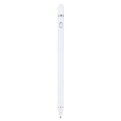 Long Universal Rechargeable Capacitive Touch Screen Stylus Pen with 2.3mm Superfine Metal Nib for iPhone, iPad, Samsung, and Other Capacitive Touch Screen Smartphones or Tablet PC