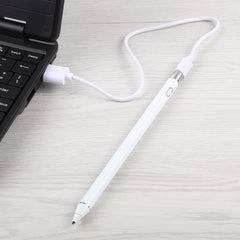 Long Universal Rechargeable Capacitive Touch Screen Stylus Pen with 2.3mm Superfine Metal Nib for iPhone, iPad, Samsung, and Other Capacitive Touch Screen Smartphones or Tablet PC