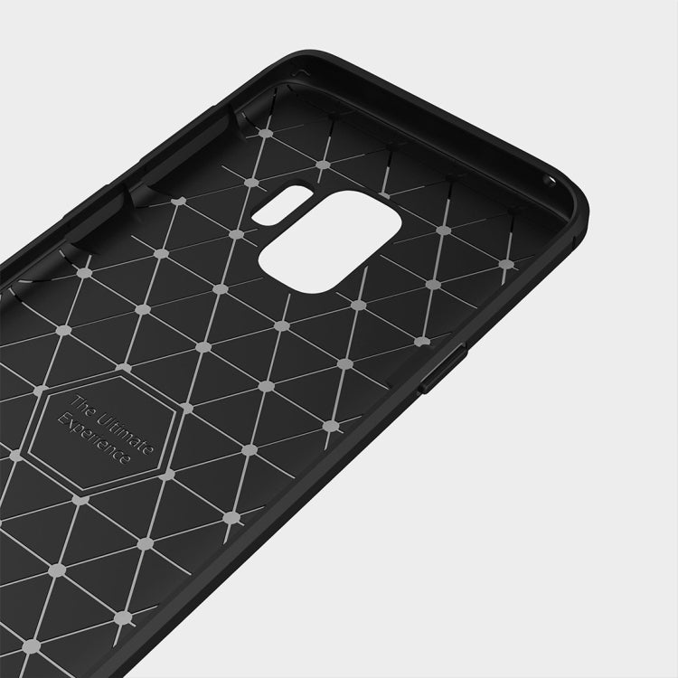 Für Galaxy S9, gebürstete Kohlefaserstruktur, weiches TPU, Anti-Skip-Schutzhülle, Rückseite, für Galaxy S9, für Samsung Galaxy S9